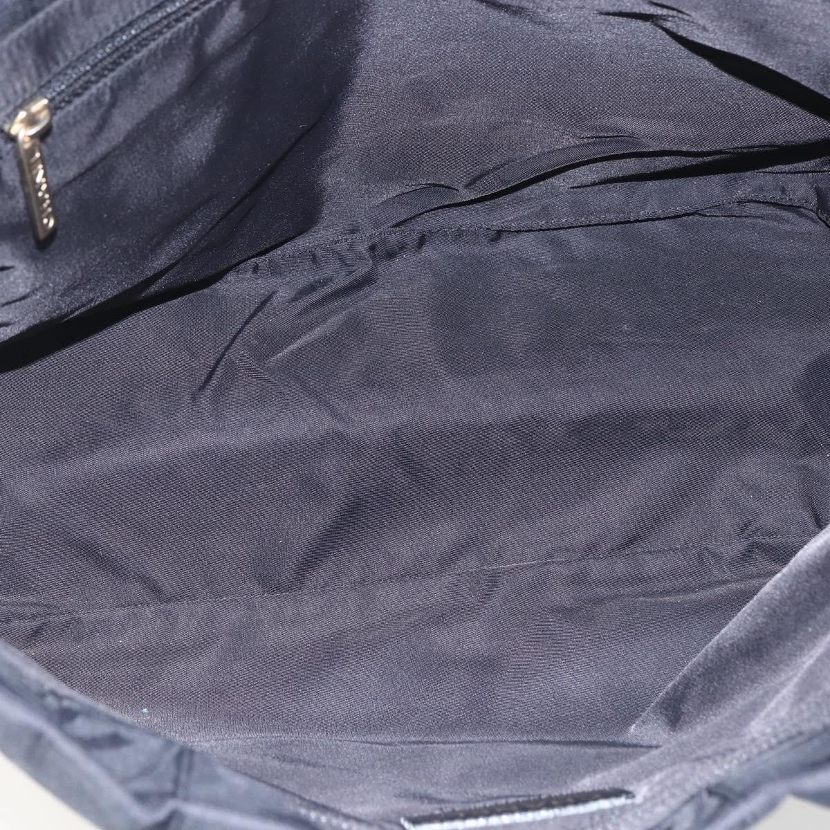 Chanel Travel Line Tote Nylon Black Nylon Tote Bag Bag (Authentic Pre-Loved)