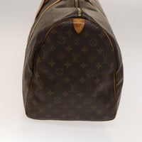 Louis Vuitton Keepall Bag Monogram Canvas Brown Canvas Travel Bag Bag (Pre-Loved)