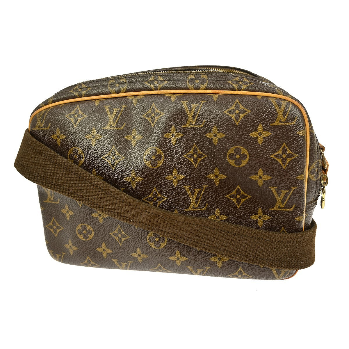 Louis Vuitton Louis Vuitton Reporter Bag Monogram Canvas Brown Canvas Shoulder Bag Bag (Authentic Pre-Loved)