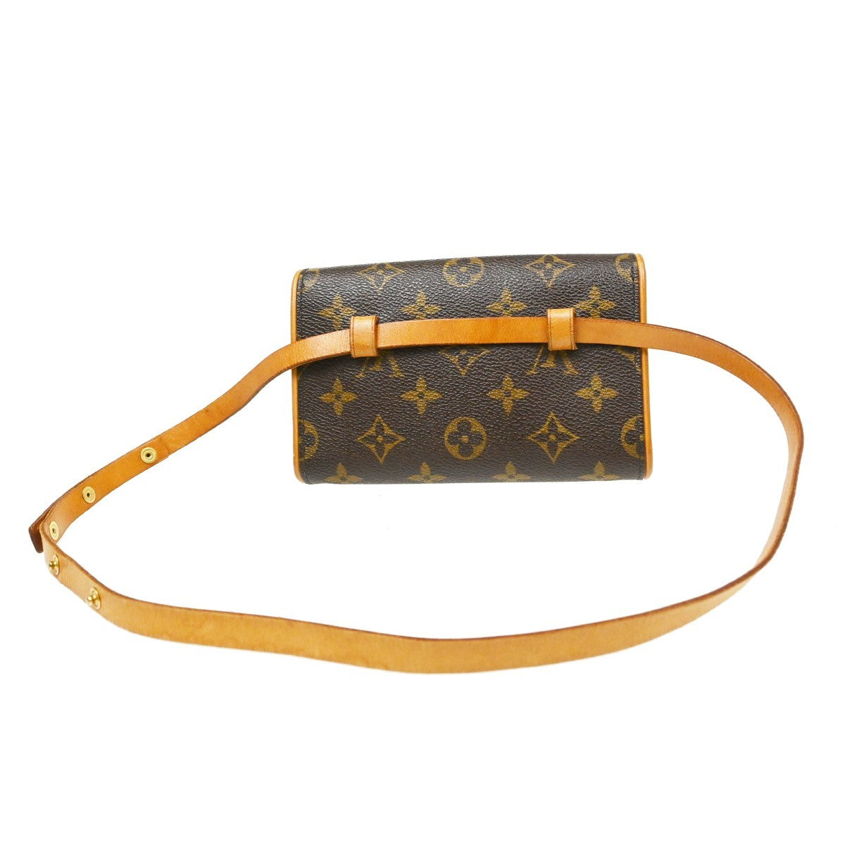 Louis Vuitton Louis Vuitton Florentine Waist Bag Monogram Canvas Brown Canvas Clutche & Pouche Bag (Pre-Loved)