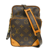 Louis Vuitton Amazone Bag Monogram Canvas Brown Canvas Shoulder Bag Bag (Pre-Loved)