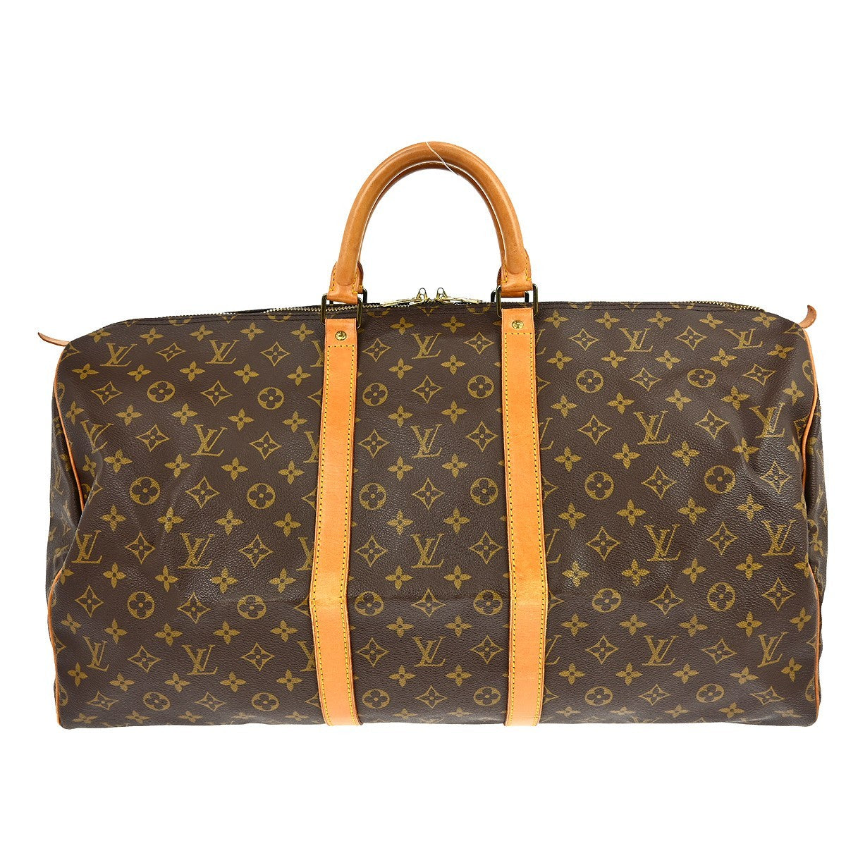 Louis Vuitton Louis Vuitton Keepall Bag Monogram Canvas Brown Canvas Travel Bag Bag (Authentic Pre-Loved)