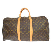 Louis Vuitton Louis Vuitton Keepall Bag Monogram Canvas Brown Canvas Travel Bag Bag (Authentic Pre-Loved)