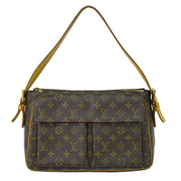 Louis Vuitton Viva Cite Handbag Monogram Canvas Brown Canvas Shoulder Bag Bag (Pre-Loved)