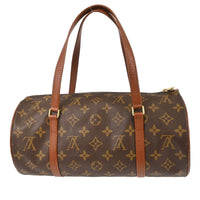Louis Vuitton Papillon Handbag Monogram Canvas Brown Canvas Handbag (Pre-Loved)