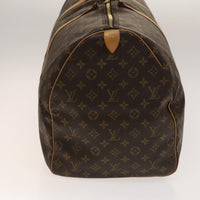 Louis Vuitton Keepall Bag Monogram Canvas Brown Canvas Bag (Pre-Loved)