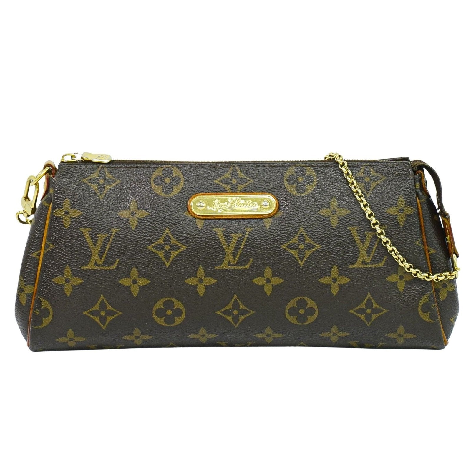 Louis Vuitton Eva Handbag Monogram Canvas Brown Canvas Clutche & Pouche Bag (Pre-Loved)