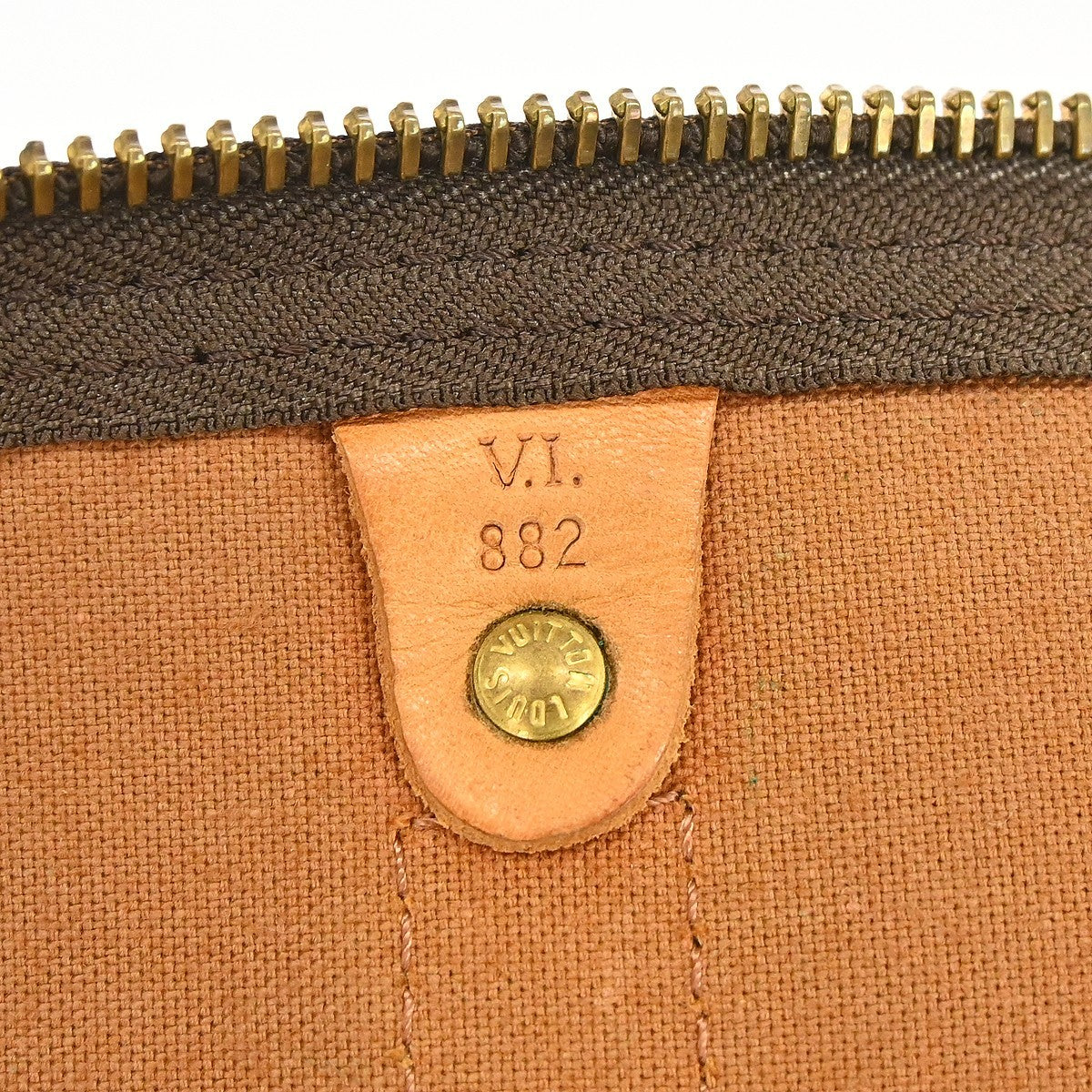 Louis Vuitton Louis Vuitton Keepall Bag Monogram Canvas Brown Canvas Travel Bag Bag (Authentic Pre-Loved)