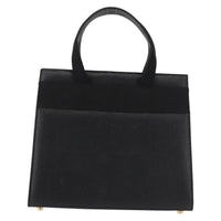 Salvatore Ferragamo Convertible Vara Bow Tote Leather Black Leather Bag (Authentic Pre-Loved)