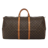 Louis Vuitton Keepall Bag Monogram Canvas Brown Canvas Travel Bag Bag (Pre-Loved)