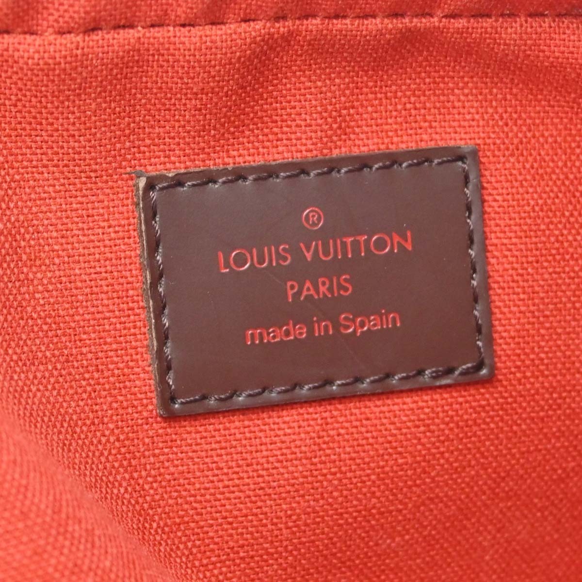 Louis Vuitton Geronimos Waist Bag Damier Brown Canvas Shoulder Bag Bag (Authentic Pre-Loved)