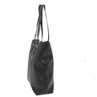 Salvatore Ferragamo Gancini Tote Gancini Canvas Black Canvas Tote Bag Bag (Pre-Loved)