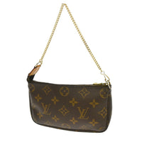 Louis Vuitton Pochette Accessoires Nm Monogram Canvas Brown Canvas Clutche & Pouche Bag (Authentic Pre-Loved)