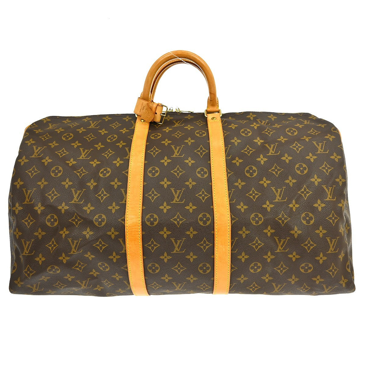 Louis Vuitton Louis Vuitton Keepall Bag Monogram Canvas Brown Canvas Travel Bag Bag (Pre-Loved)