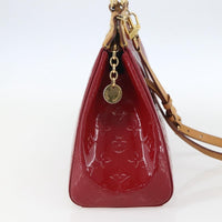 Louis Vuitton Brea Handbag Monogram Vernis Red Patent_Leather Handbag (Authentic Pre-Loved)
