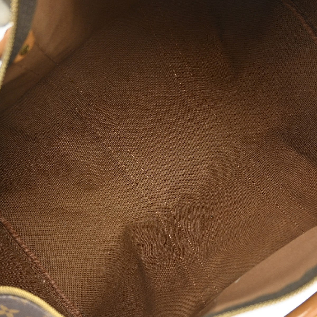 Louis Vuitton Keepall Bag Monogram Canvas Brown Canvas Travel Bag Bag (Authentic Pre-Loved)