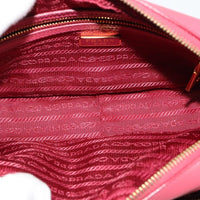 Prada Front Pocket Crossbody Bag Saffiano Leather Pink Leather Shoulder Bag Bag (Authentic Pre-Loved)