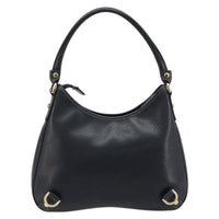 Gucci Gucci Abbey D-Ring Hobo Leather Navy Leather Handbag (Authentic Pre-Loved)