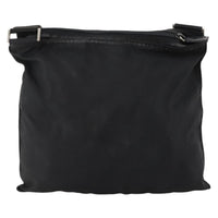 Prada Flat Messenger Bag Tessuto Black Nylon Shoulder Bag Bag (Authentic Pre-Loved)