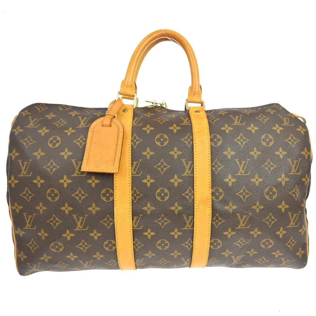 Louis Vuitton Louis Vuitton Keepall Bag Monogram Canvas Brown Canvas Travel Bag Bag (Pre-Loved)