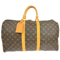 Louis Vuitton Louis Vuitton Keepall Bag Monogram Canvas Brown Canvas Travel Bag Bag (Pre-Loved)