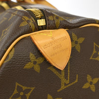 Louis Vuitton Louis Vuitton Keepall Bag Monogram Canvas Brown Canvas Travel Bag Bag (Authentic Pre-Loved)