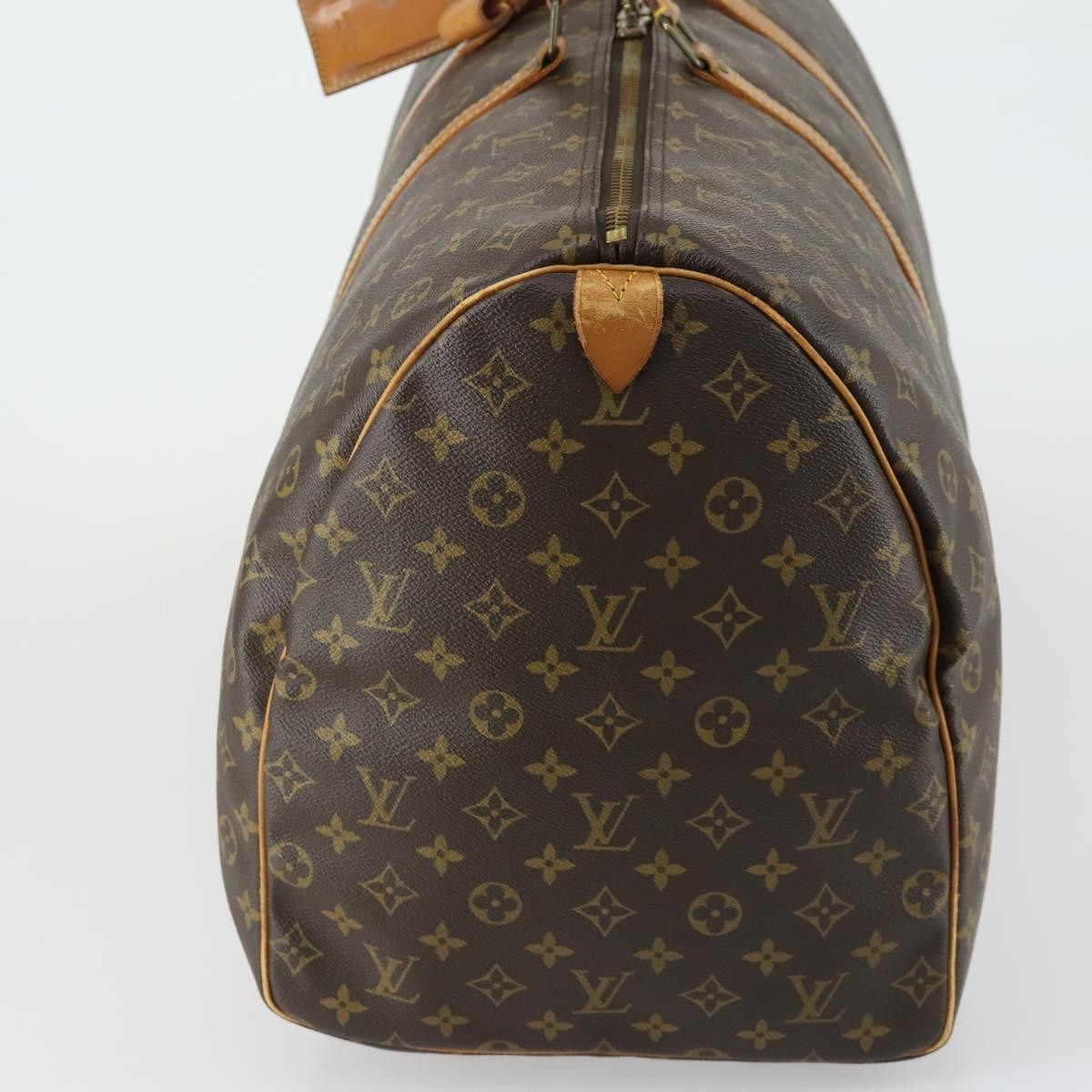 Louis Vuitton Keepall Bag Monogram Canvas Brown Canvas Travel Bag Bag (Pre-Loved)