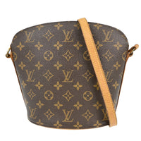 Louis Vuitton Louis Vuitton Drouot Handbag Monogram Canvas Brown Canvas Shoulder Bag Bag (Pre-Loved)