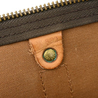 Louis Vuitton Keepall Bag Monogram Canvas Brown Canvas Travel Bag Bag (Authentic Pre-Loved)