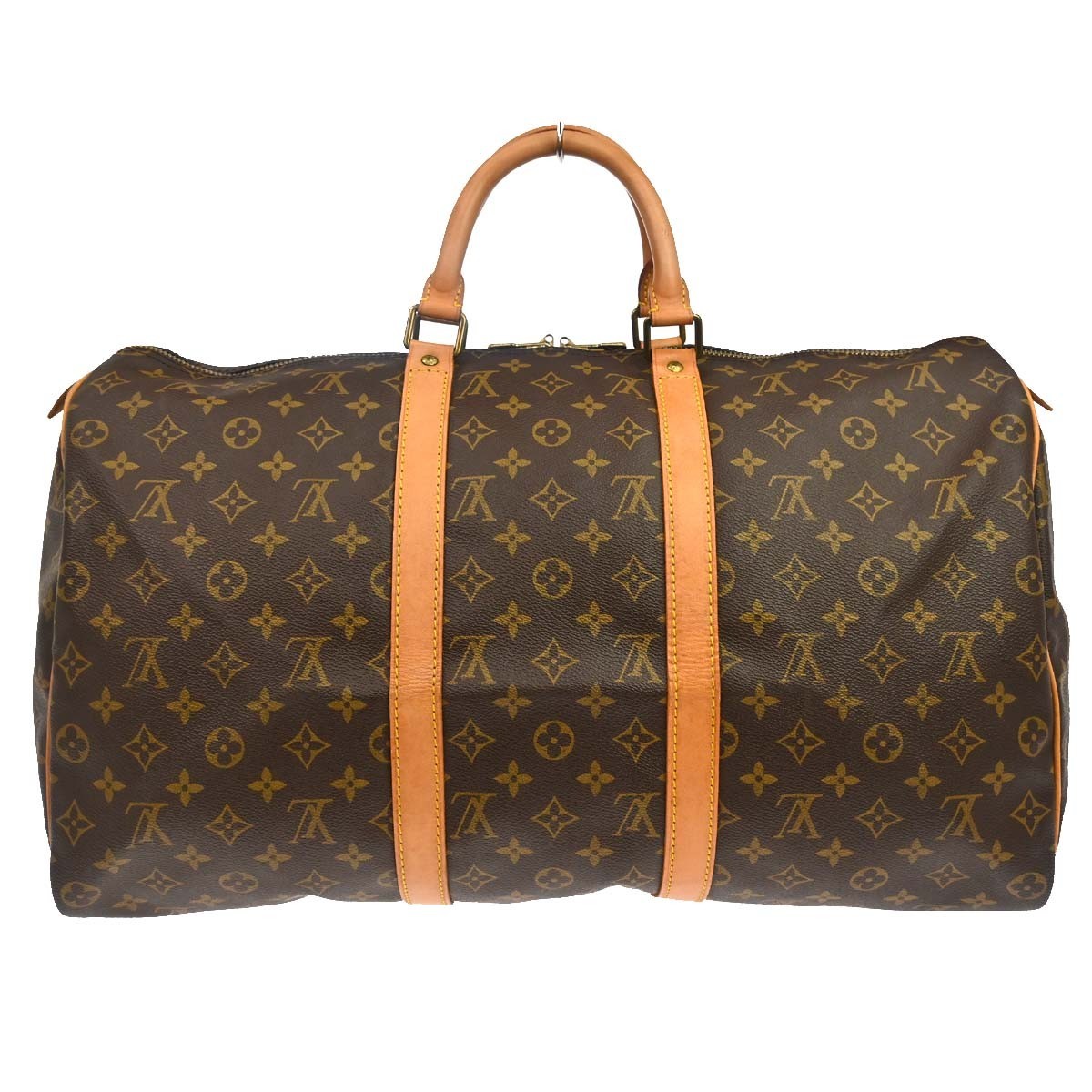 Louis Vuitton Louis Vuitton Keepall Bag Monogram Canvas Brown Canvas Travel Bag Bag (Pre-Loved)
