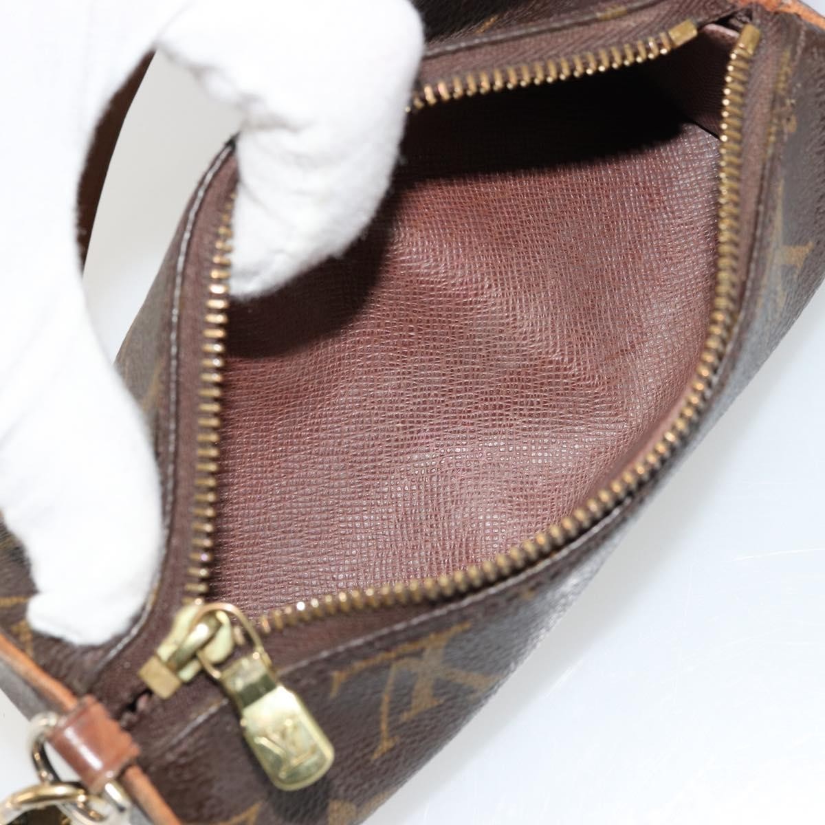 Louis Vuitton Papillon Pochette Monogram Canvas Brown Canvas Clutche & Pouche Bag (Pre-Loved)