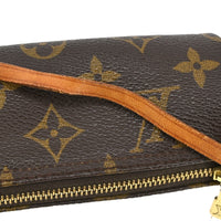 Louis Vuitton Louis Vuitton Papillon Pochette Monogram Canvas Brown Canvas Clutche & Pouche Bag (Authentic Pre-Loved)