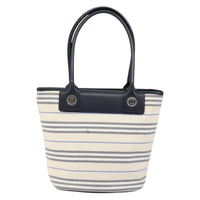 Burberry Blue Label Tote Bag Canvas White Canvas Tote Bag Bag (Pre-Loved)