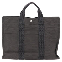 Hermes Fourre-Tout Herline Canvas Gray Canvas Tote Bag Bag (Authentic Pre-Loved)