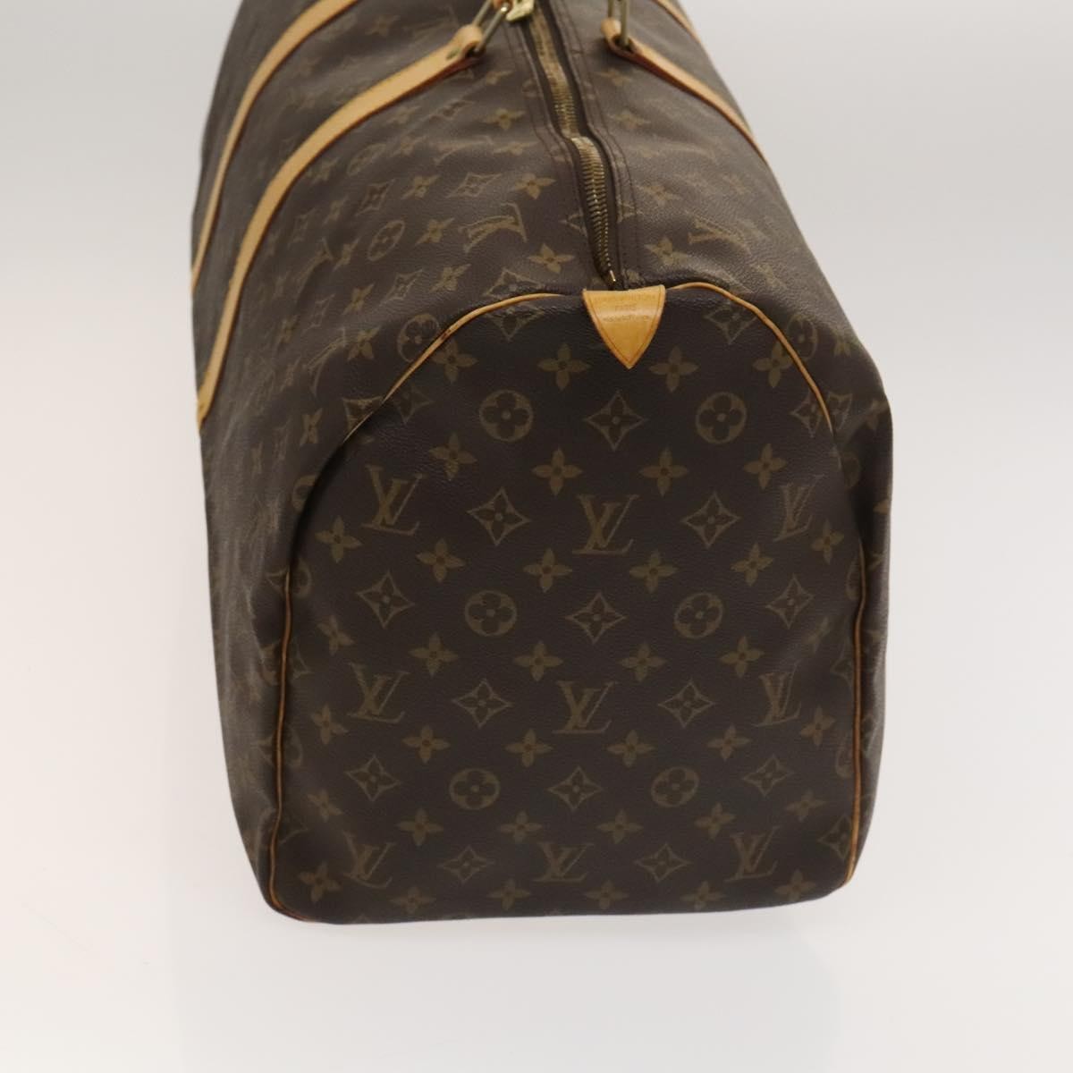 Louis Vuitton Keepall Bag Monogram Canvas Brown Canvas Travel Bag Bag (Authentic Pre-Loved)