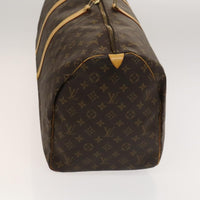Louis Vuitton Keepall Bag Monogram Canvas Brown Canvas Travel Bag Bag (Authentic Pre-Loved)