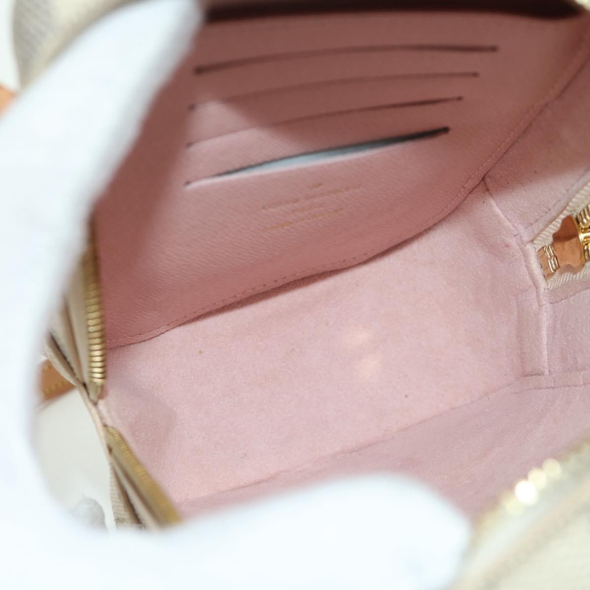 Louis Vuitton Neokapi Handag Damier Beige Canvas Clutche & Pouche Bag (Pre-Loved)