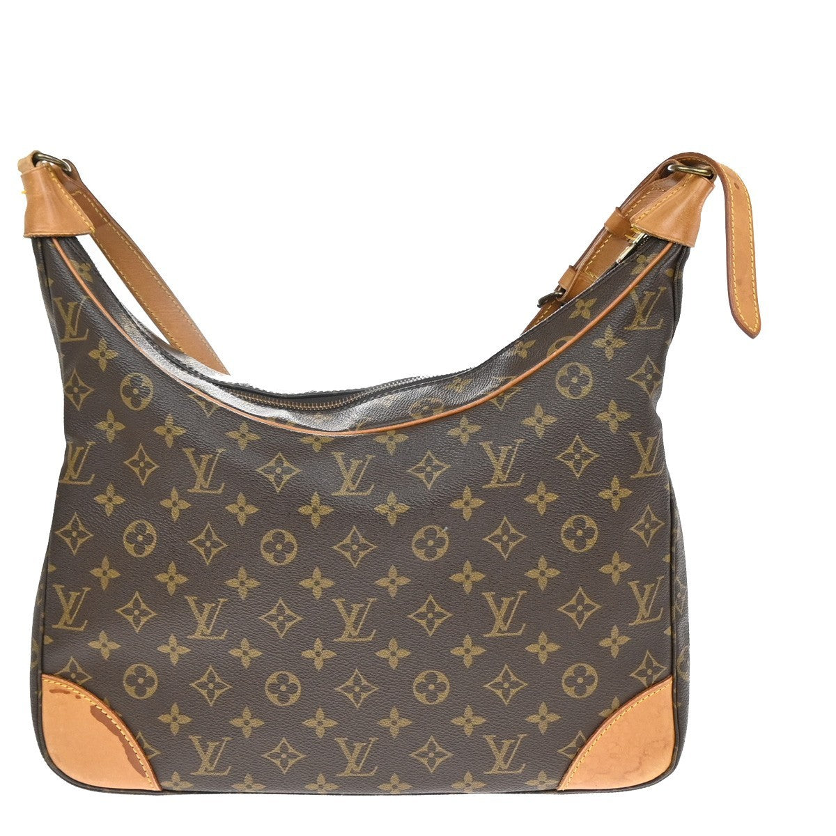 Louis Vuitton Louis Vuitton Boulogne Handbag Monogram Canvas Brown Canvas Shoulder Bag Bag (Pre-Loved)