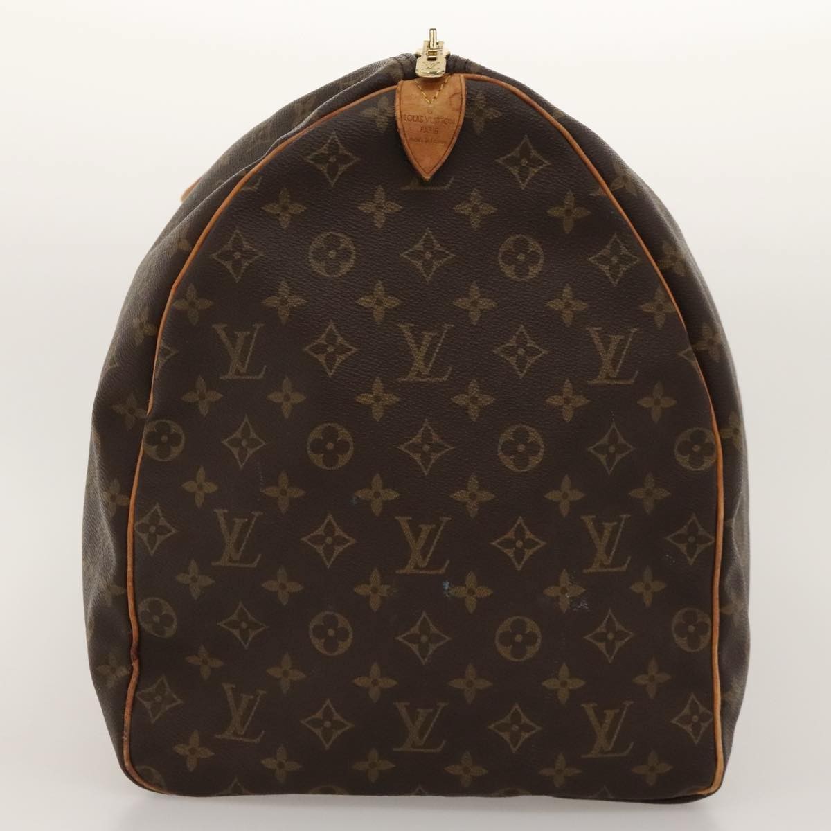 Louis Vuitton Keepall Bag Monogram Canvas Brown Canvas Travel Bag Bag (Authentic Pre-Loved)