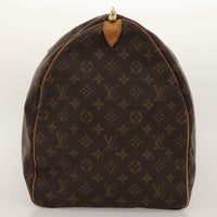Louis Vuitton Keepall Bag Monogram Canvas Brown Canvas Travel Bag Bag (Authentic Pre-Loved)