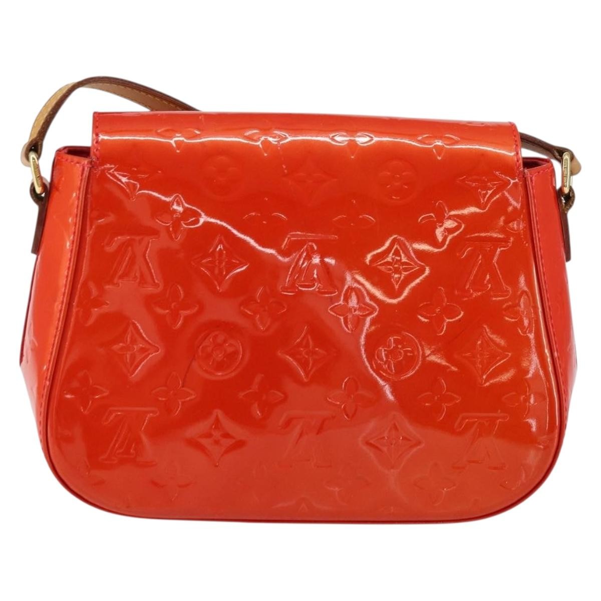 Louis Vuitton Louis Vuitton Bellflower Handbag Monogram Vernis Red Patent_Leather Shoulder Bag Bag (Pre-Loved)