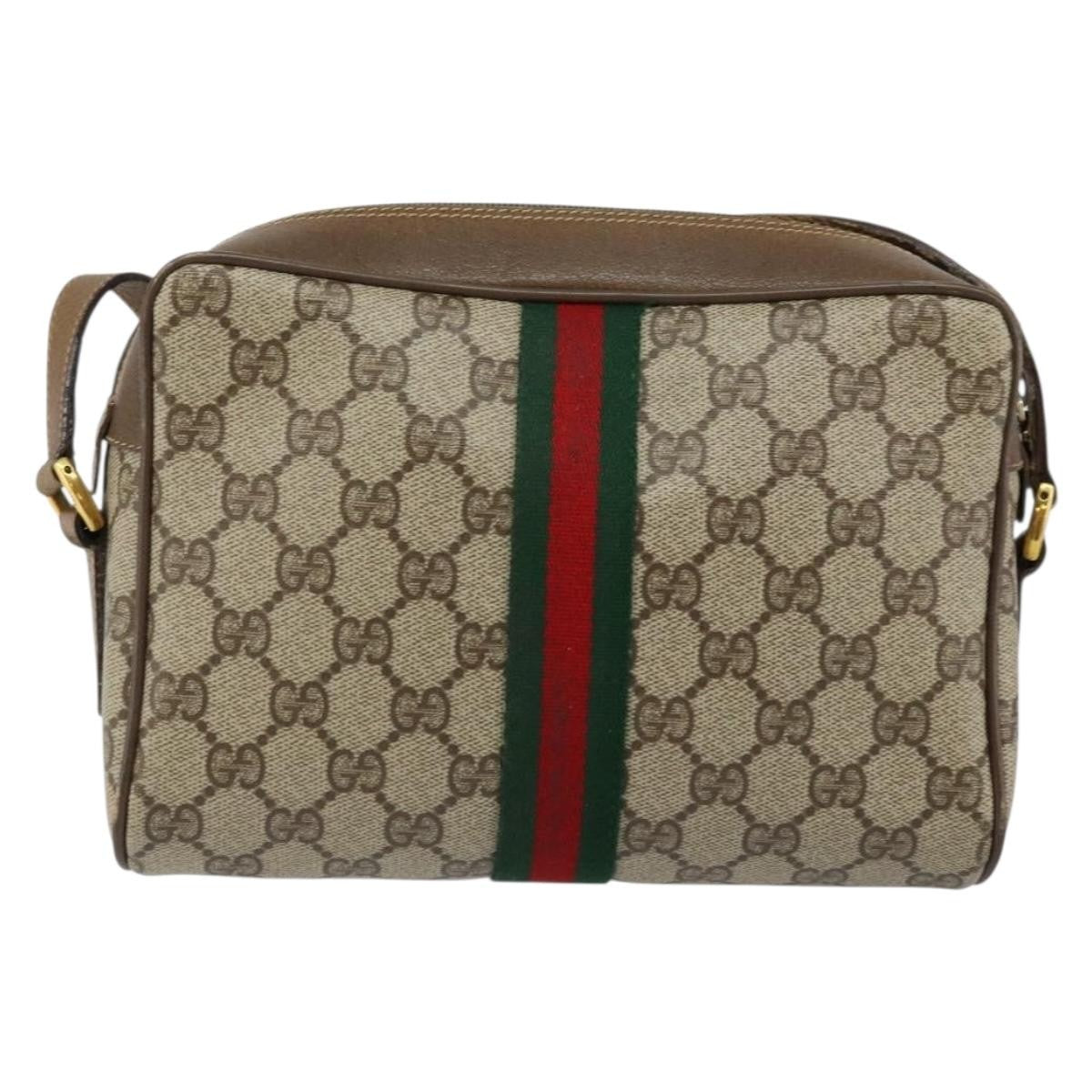 Gucci Ophidia Shoulder Bag Gg Coated Canvas Beige Canvas Shoulder Bag Bag (Pre-Loved)