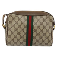 Gucci Ophidia Shoulder Bag Gg Coated Canvas Beige Canvas Shoulder Bag Bag (Pre-Loved)