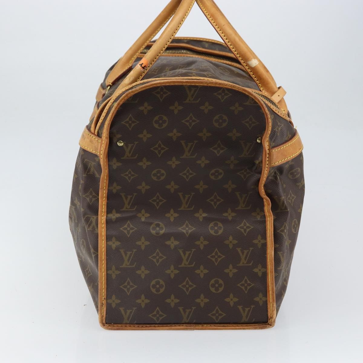Louis Vuitton Dog Carrier Bag Monogram Canvas Brown Canvas Travel Bag Bag (Authentic Pre-Loved)