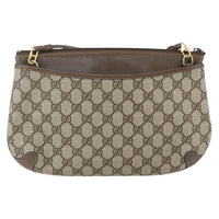 Gucci Vintage Web Crossbody Bag Gg Coated Canvas Beige Canvas Shoulder Bag Bag (Authentic Pre-Loved)