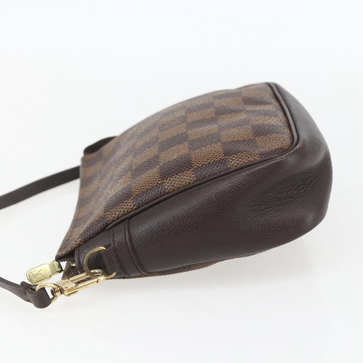 Louis Vuitton Trousse Make Up Bag Damier Canvas Brown Canvas Clutche & Pouche Bag (Authentic Pre-Loved)