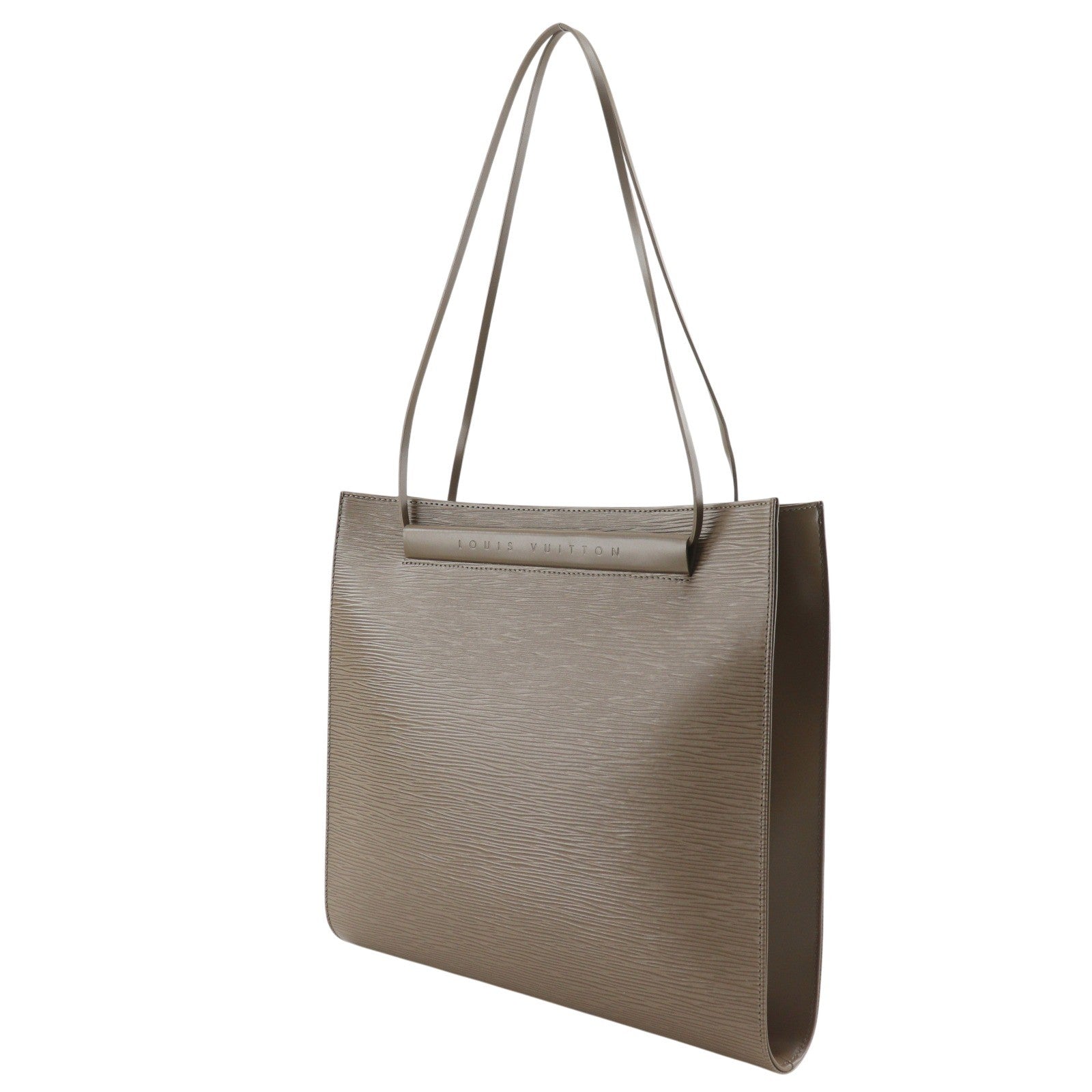 Louis Vuitton Louis Vuitton Saint Tropez Handbag Epi Leather Gray Leather Tote Bag Bag (Authentic Pre-Loved)