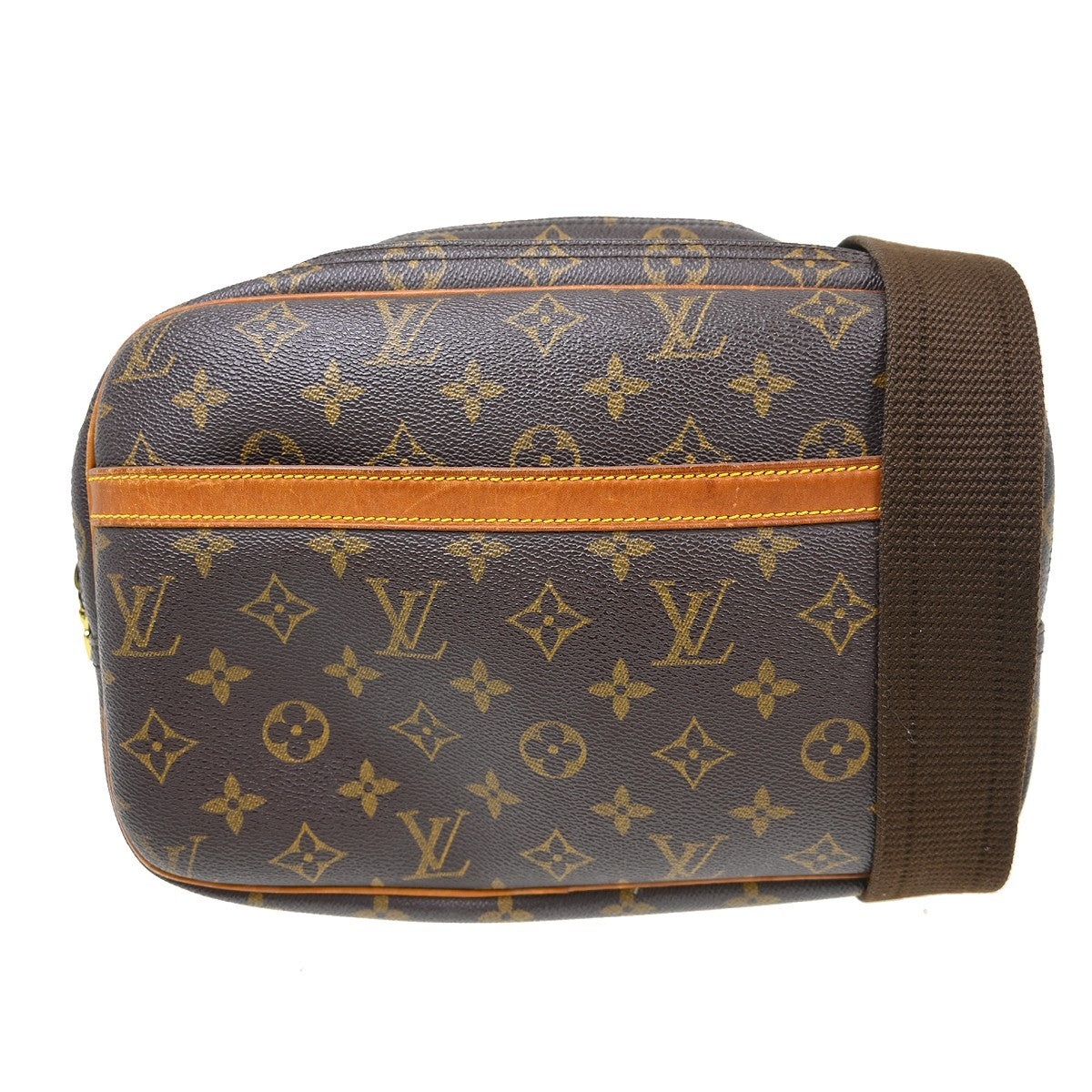 Louis Vuitton Louis Vuitton Reporter Bag Monogram Canvas Brown Canvas Shoulder Bag Bag (Authentic Pre-Loved)