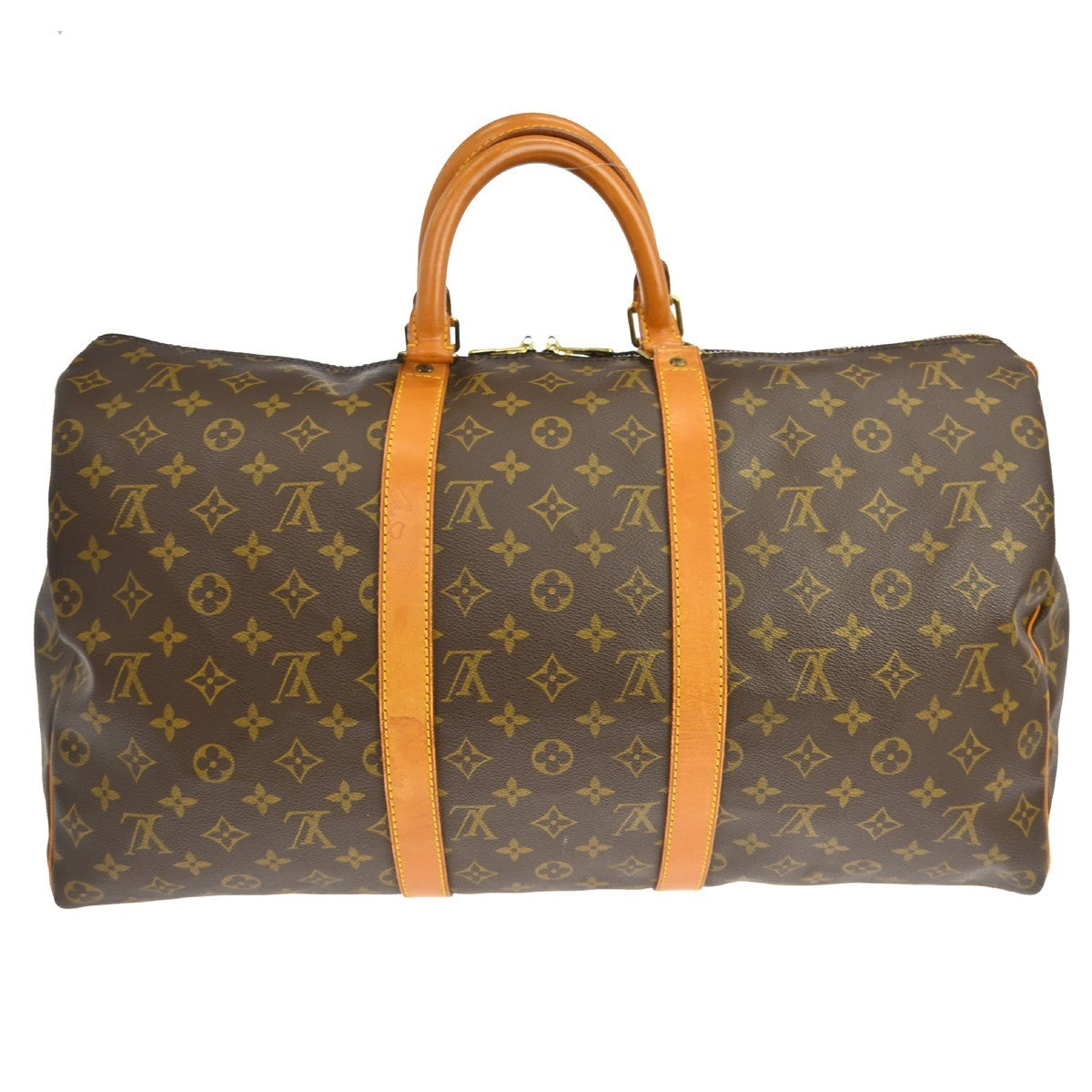 Louis Vuitton Louis Vuitton Keepall Bag Monogram Canvas Brown Canvas Travel Bag Bag (Pre-Loved)