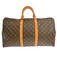 Louis Vuitton Louis Vuitton Keepall Bag Monogram Canvas Brown Canvas Travel Bag Bag (Pre-Loved)
